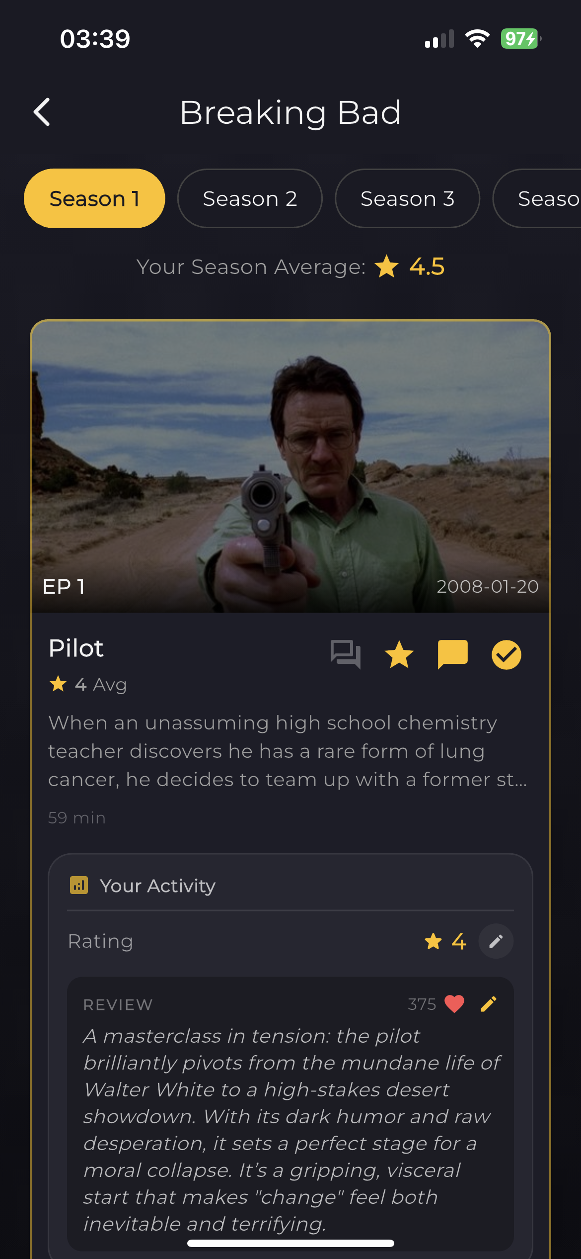 Season Screen